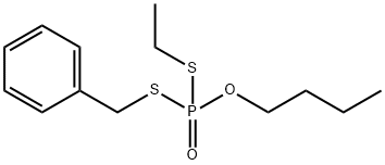 ジチオりん酸O-ブチルS-ベンジルS-エチル 化学構造式