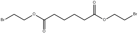 bis(2-bromoethyl) hexanedioate Structure