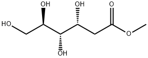 2-デオキシ-D-arabino-ヘキソン酸メチル 化学構造式