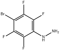 4-ブロモテトラフルオロフェニルヒドラジン 化学構造式