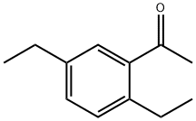 2',5'-ジエチルアセトフェノン 化学構造式
