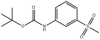 tert-Butyl (3-(Methylsulfonyl)phenyl)carbaMate Struktur