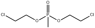 双(2-氯乙基)甲基膦酸酯 结构式