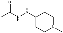 N'-(1-メチルピペリジン-4-イル)アセトヒドラジド 化学構造式
