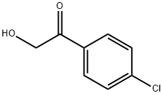 1-(4-クロロフェニル)-2-ヒドロキシ-1-エタノン 化学構造式
