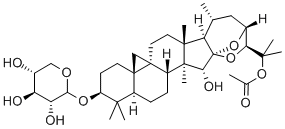 25-O-ACETYLCIMIGENOL XYLOSIDE 化学構造式