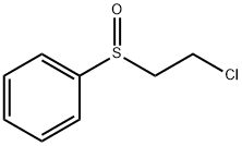 (2-クロロエチル)フェニルスルホキシド 化学構造式