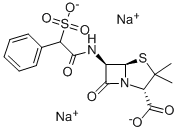 磺苄西林钠,28002-18-8,结构式