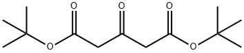 3-オキソグルタル酸ジ-tert-ブチル 化学構造式
