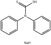 二苯基二硫代氨基甲酸钠(,2801-05-0,结构式
