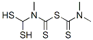 1-(dimethylthiocarbamoylsulfanyldisulfanyl)-N,N-dimethyl-methanethioam ide Structure
