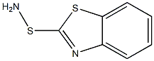 ベンゾチアゾール-2-スルフェンアミド 化学構造式