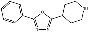 4-(5-PHENYL-1,3,4-OXADIAZOL-2-YL)PIPERIDINE(MINIMUM90%)
|2-苯基-5-(哌啶-4-基)-1,3,4-恶二唑