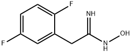 2-(2,5-DIFLUORO-PHENYL)-N-HYDROXY-ACETAMIDINE 结构式