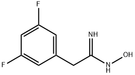 BENZENEETHANIMIDAMIDE,3,5-DIFLUORO-N-HYDROXY- 化学構造式