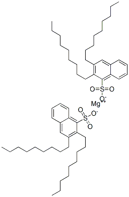 magnesium bis(dinonylnaphthalenesulphonate) Struktur