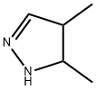 4,5-ジヒドロ-4,5-ジメチル-1H-ピラゾール 化学構造式