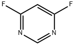 4,6-ジフルオロピリミジン 化学構造式