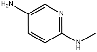 2-メチルアミノ-5-ピリジンアミン 化学構造式