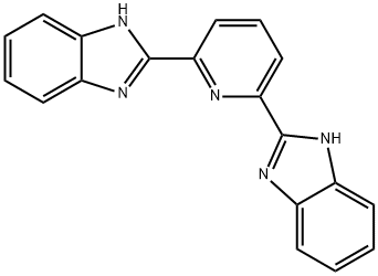 2,6-BIS(2-BENZIMIDAZOLYL)PYRIDINE Struktur