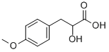 BENZENEPROPANOIC ACID, A-HYDROXY-4-METHOXY- Structure