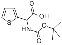 BOC-DL-(2-チエニル)グリシン 化学構造式