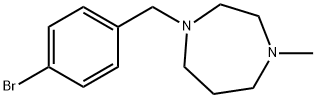 1-(4-BROMOBENZYL)-4-METHYLPERHYDRO-1,4-DIAZEPINE, 280560-78-3, 结构式