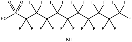 ヘニコサフルオロデカン-1-スルホン酸カリウム 化学構造式