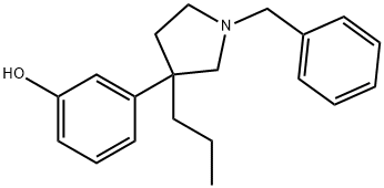 m-(1-Benzyl-3-propyl-3-pyrrolidinyl)phenol|