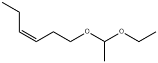 ACETALDEHYDE ETHYL CIS-3-HEXENYL ACETAL Structure