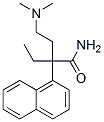 4-dimethylamino-2-ethyl-2-naphthalen-1-yl-butanamide Struktur