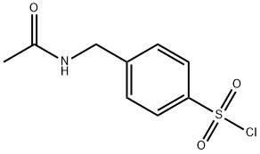 4-(Acetamidomethyl)benzenesulfonylchloride Struktur