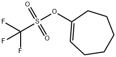 1-(trifluoromethylsulfonyloxy)cycloheptene Structure