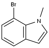 7-Bromo-1-methyl-1H-indole 97% Structure