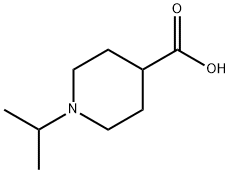1-イソプロピルピペリジン-4-カルボン酸 化学構造式