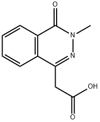 (3-METHYL-4-OXO-3,4-DIHYDRO-PHTHALAZIN-1-YL)-ACETIC ACID 化学構造式