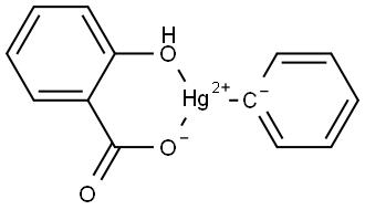 PHENYLMERCURY SALICYLATE Struktur