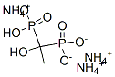 (1-ヒドロキシエチリデン)ビスホスホン酸O,O,O'-トリアンモニウム 化学構造式