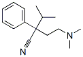 4-(ジメチルアミノ)-2-イソプロピル-2-フェニルブチロニトリル 化学構造式