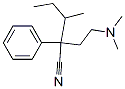 2-[2-(Dimethylamino)ethyl]-3-methyl-2-phenylvaleronitrile Structure