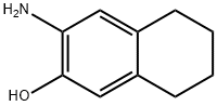 3-アミノ-5,6,7,8-テトラヒドロ-2-ナフタレノール 化学構造式
