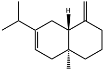 (4aS,8aR)-1,2,3,4,4a,5,8,8a-Octahydro-4a-methyl-1-methylene-7-isopropylnaphthalene Structure