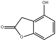 2(3H)-Benzofuranone,  4-hydroxy- Structure