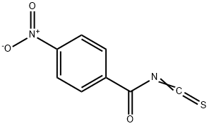4-ニトロベンゾイルイソチオシアナート 化学構造式