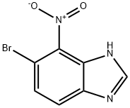 5-溴-4-硝基-1H-苯并咪唑 结构式