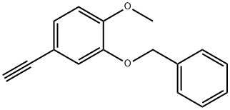 3-BENZYLOXY-1-ETHYNYL-4-METHOXY-BENZENE Structure