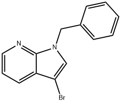 1-BENZYL-3-BROMO-7-AZAINDOLE Structure