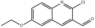 2-氯-6-(乙氧基)喹啉-3-甲醛,281208-98-8,结构式