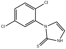 1-(2,5-DICHLOROPHENYL)-1H-IMIDAZOLE-2-THIOL 化学構造式