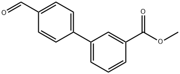 4'-FORMYL-BIPHENYL-3-CARBOXYLIC ACID METHYL ESTER Structure